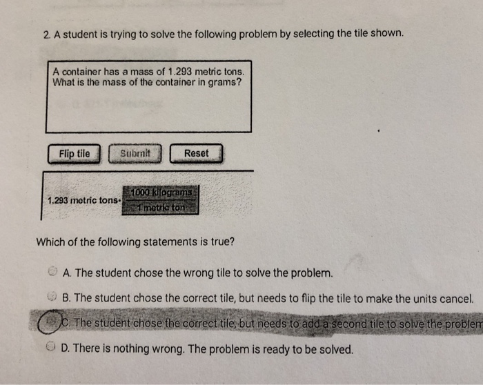 Solved 2. A student is trying to solve the following problem | Chegg.com