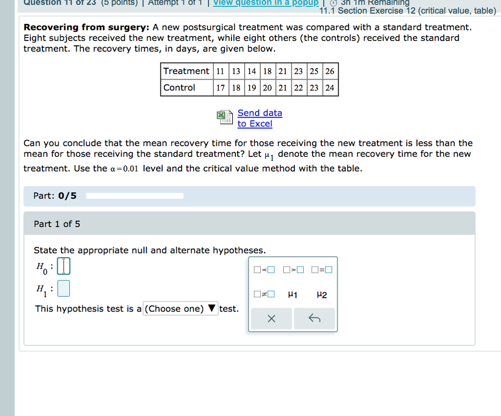 Solved Question 11 of 23 (5 points) | Attempt 1 of 1 | View | Chegg.com