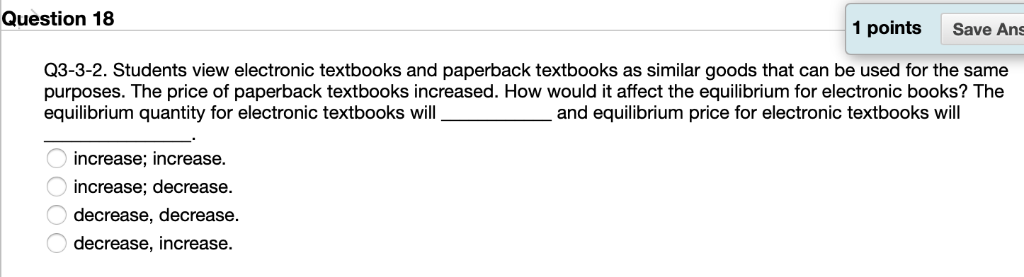 Solved Question 18 1 points Save Ans Q3-3-2. Students view | Chegg.com