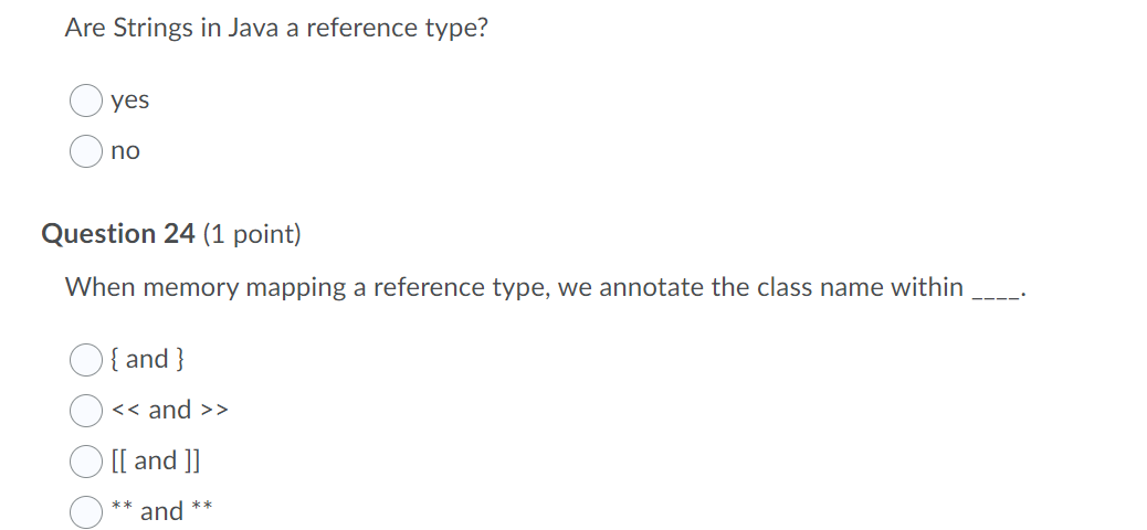 Solved When memory mapping a variable with reference-type | Chegg.com