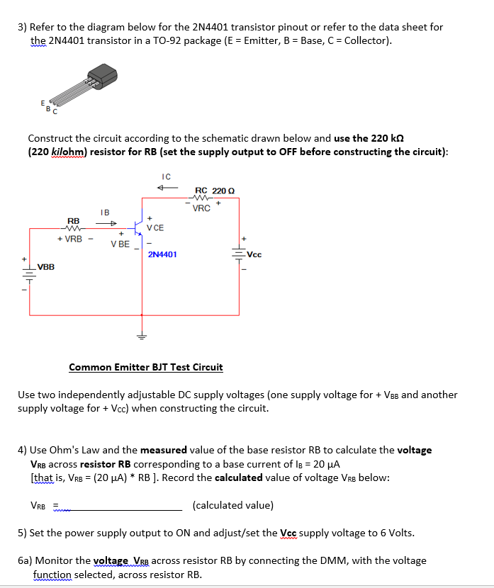 ET 210 Lab 5 Bipolar Junction Transistor (BJT)