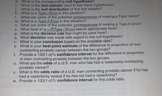 h. what is the corresponding null hypothesis? 1. what is the test statistic used to test these hypotheses? j. what is the nul