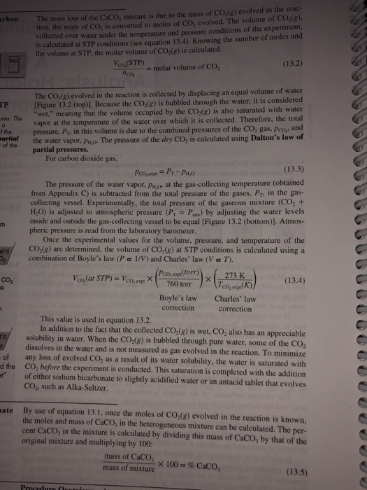 experiment 13 a carbonate analysis