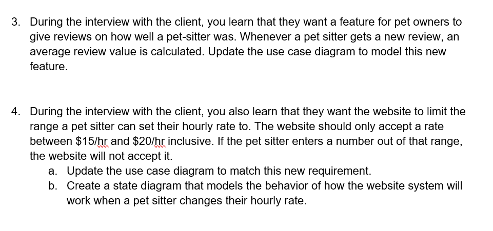 Problem Overview You have been tasked with developing | Chegg.com