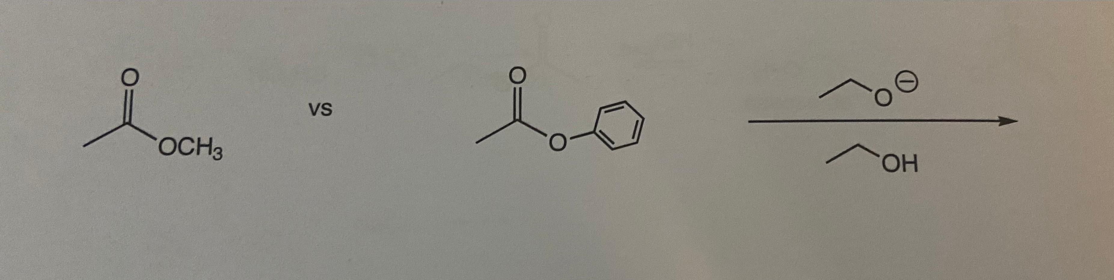 Solved Compare the reactivity of the following esters with | Chegg.com