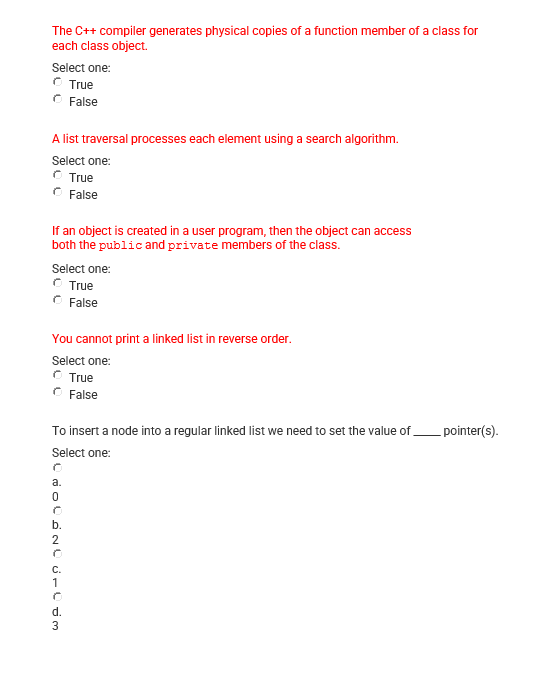 Solved The C++ compiler generates physical copies of a | Chegg.com