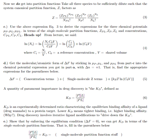 Now we do get into partition functions Take all three | Chegg.com