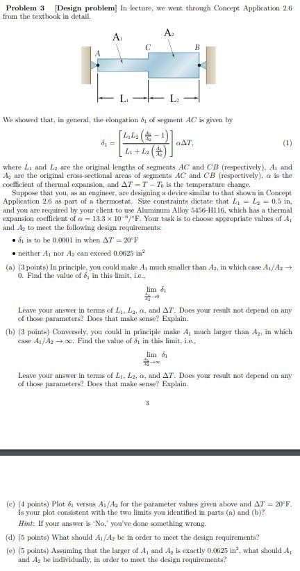 Problem 3 [Design problem] In lecture, we went | Chegg.com
