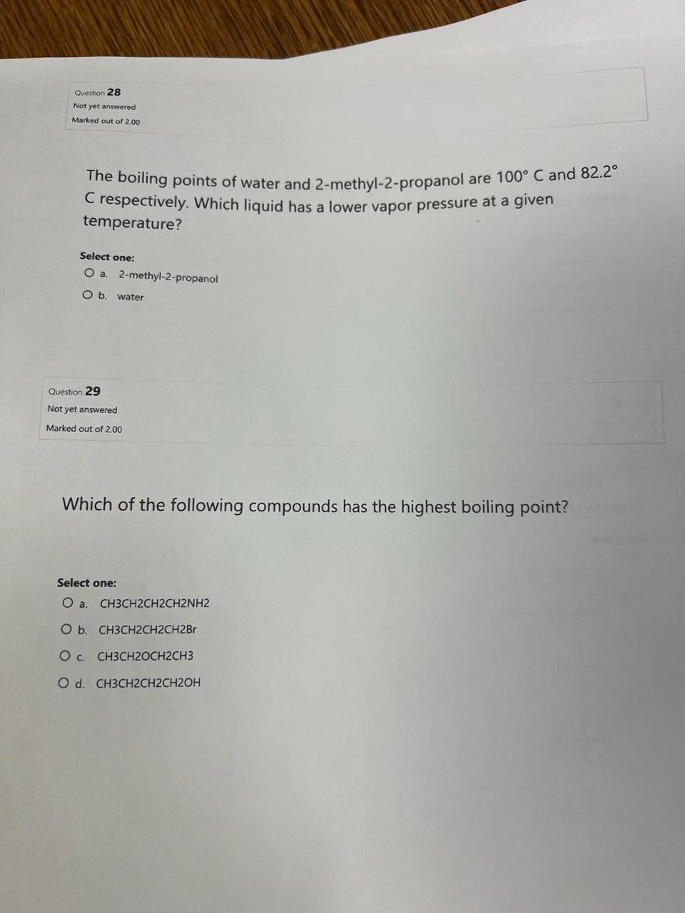 Solved Why is a boiling chip needed in the experiment of the