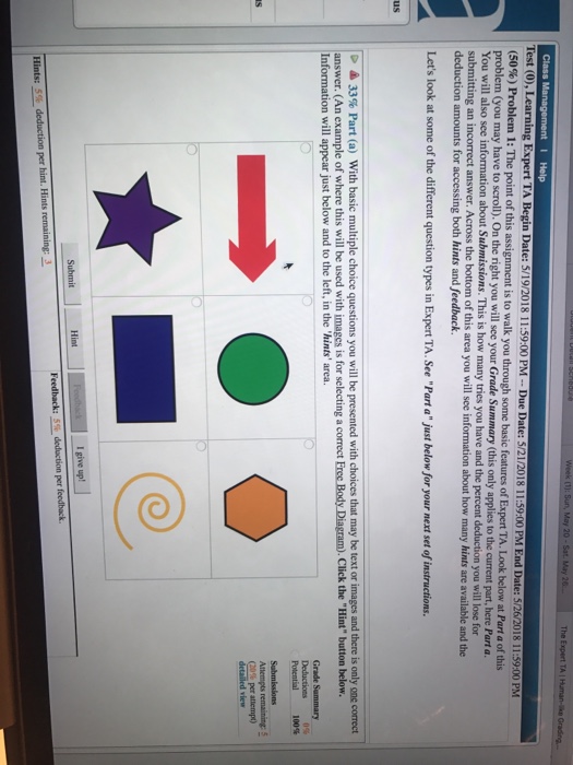 (1): Sun, May 20-Sat. May 26 TA I Help ing Expert TA | Chegg.com