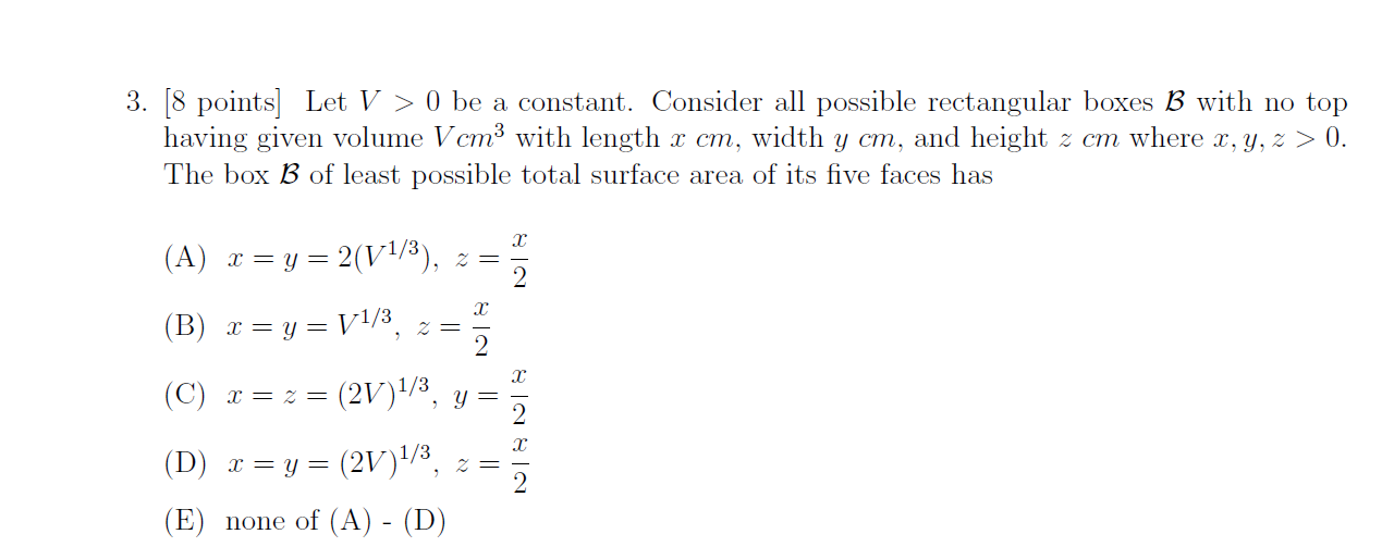 Solved 3 8 Points Let V O Be A Constant Consider Al Chegg Com