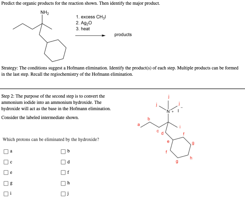 Solved Predict the organic products for the reaction shown.