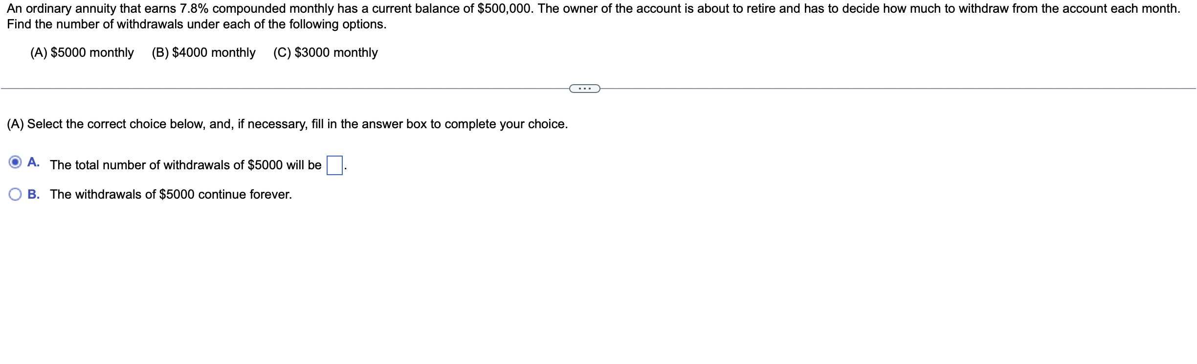 Solved Find the number of withdrawals under each of the | Chegg.com