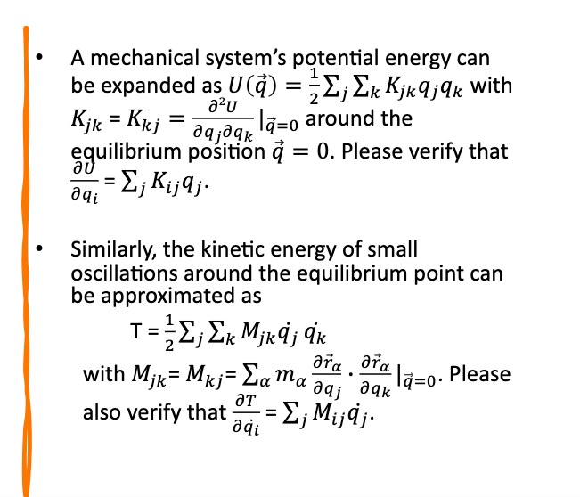 Solved 22u A Mechanical System S Potential Energy Can Be Chegg Com