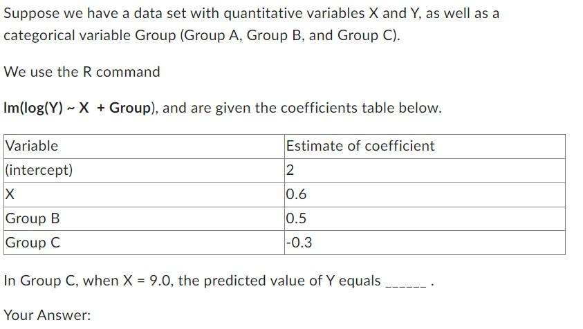 Solved Suppose we have a data set with quantitative | Chegg.com