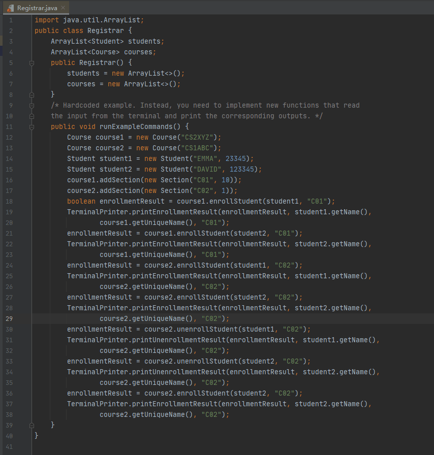 github - bilalprogtech java-examples-project:... In Java please. Need help on q2. Thank you! Download | Chegg.com