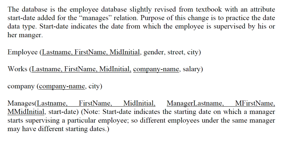 Solved Please write these queries in SQL. Thank you. 1.Find | Chegg.com