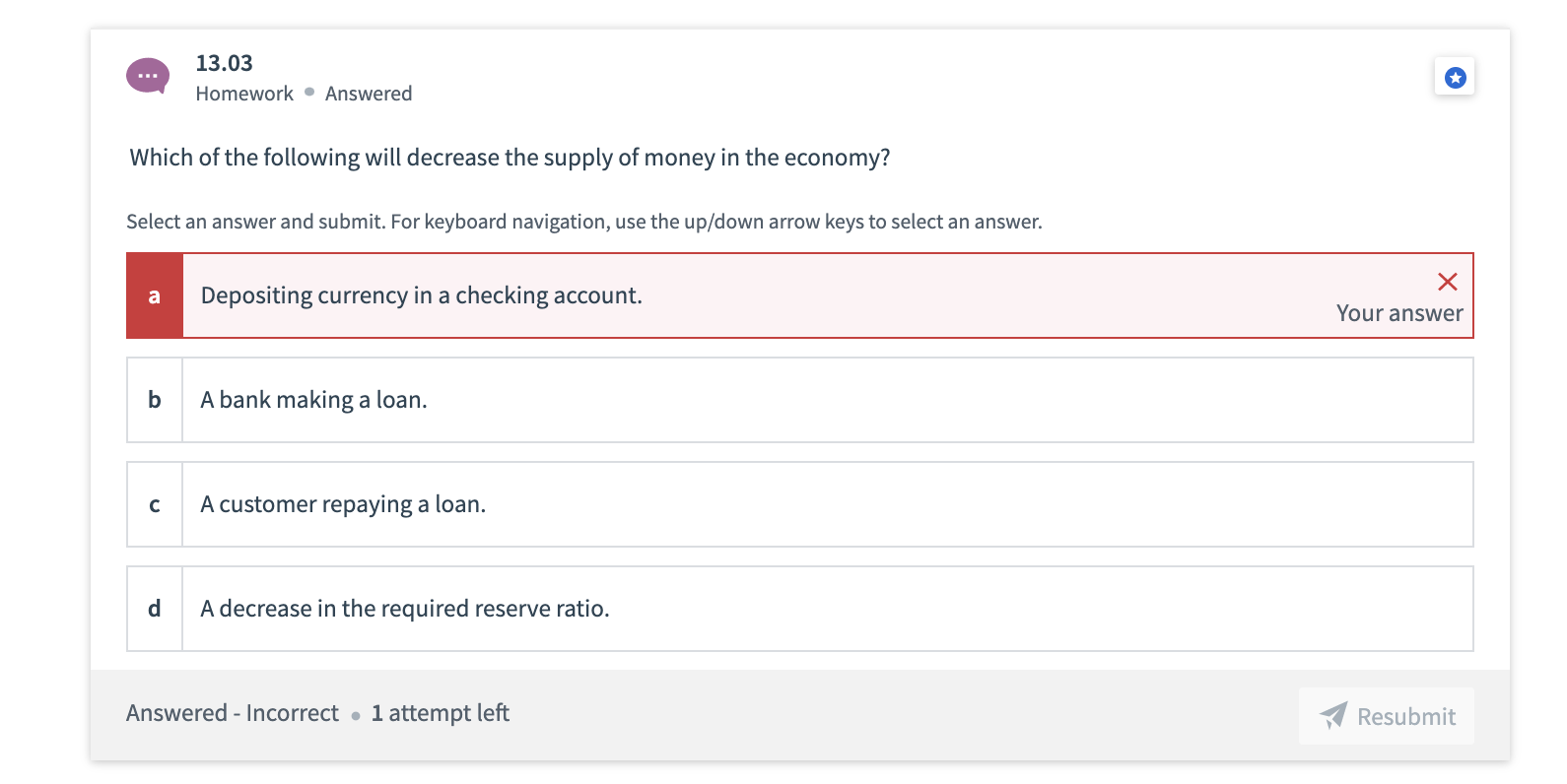 Solved 14.16 Homework. Unanswered During The Great Recession | Chegg.com