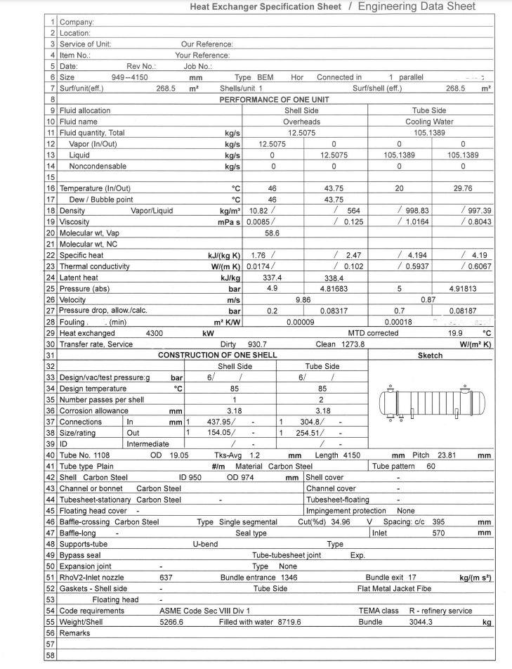 Solved Q1) Calculate The Heat Duty Of Heat Exchanger (heat 