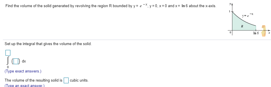 Solved Find The Volume Of The Solid Generated By Revolving