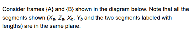Solved Consider Frames {A} And {B} Shown In The Diagram | Chegg.com