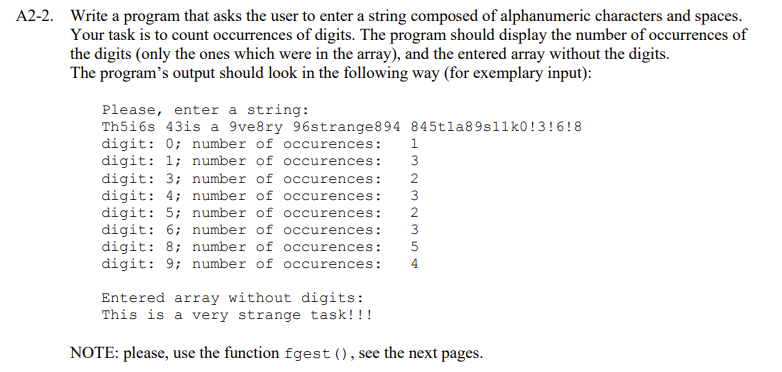 Solved A2-2. Write a program that asks the user to enter a | Chegg.com