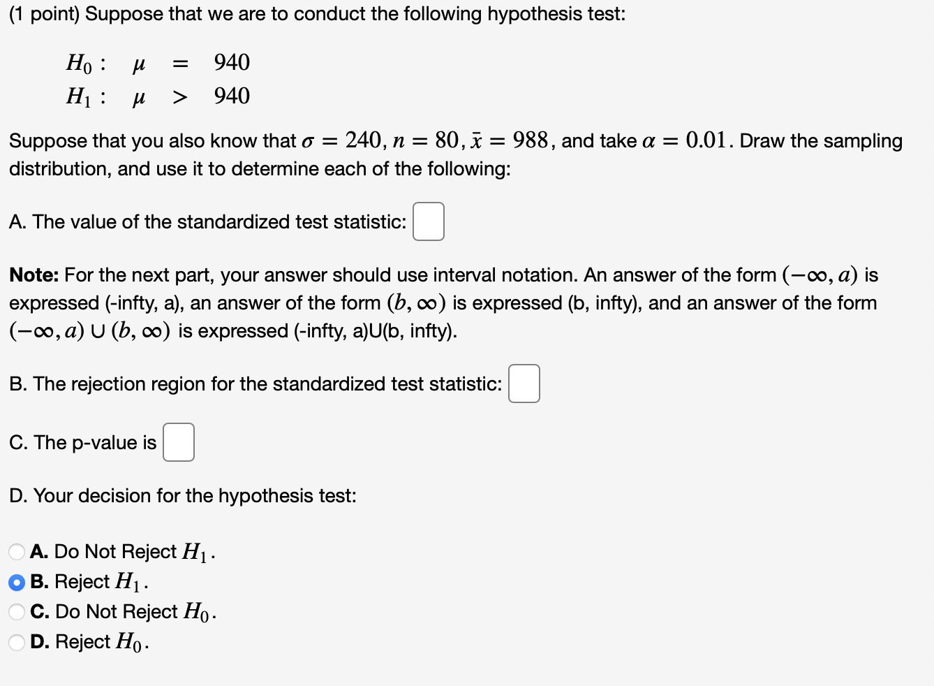 Solved 1 Point Suppose That We Are To Conduct The 1462