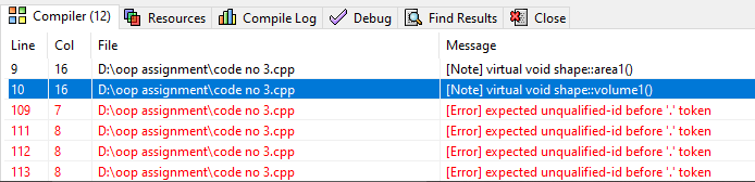 Solved I have some problems while solving the errors please | Chegg.com