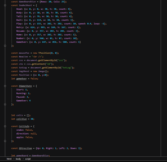 Create a snake game using HTML, CSS and JavaScript - GeeksforGeeks