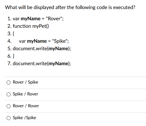 Solved What will be displayed after the following code is | Chegg.com