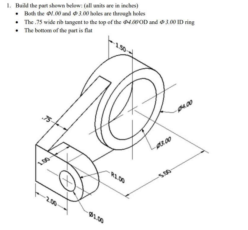 Solved I Need Help On My Parametric Design Homework. Please 