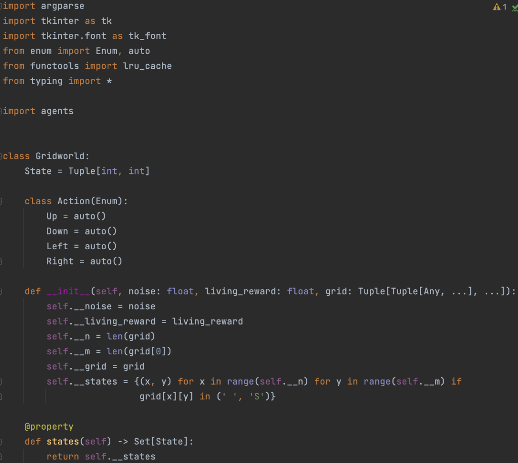 Solved Your agents will be given an MDP game, Gridworld. In | Chegg.com