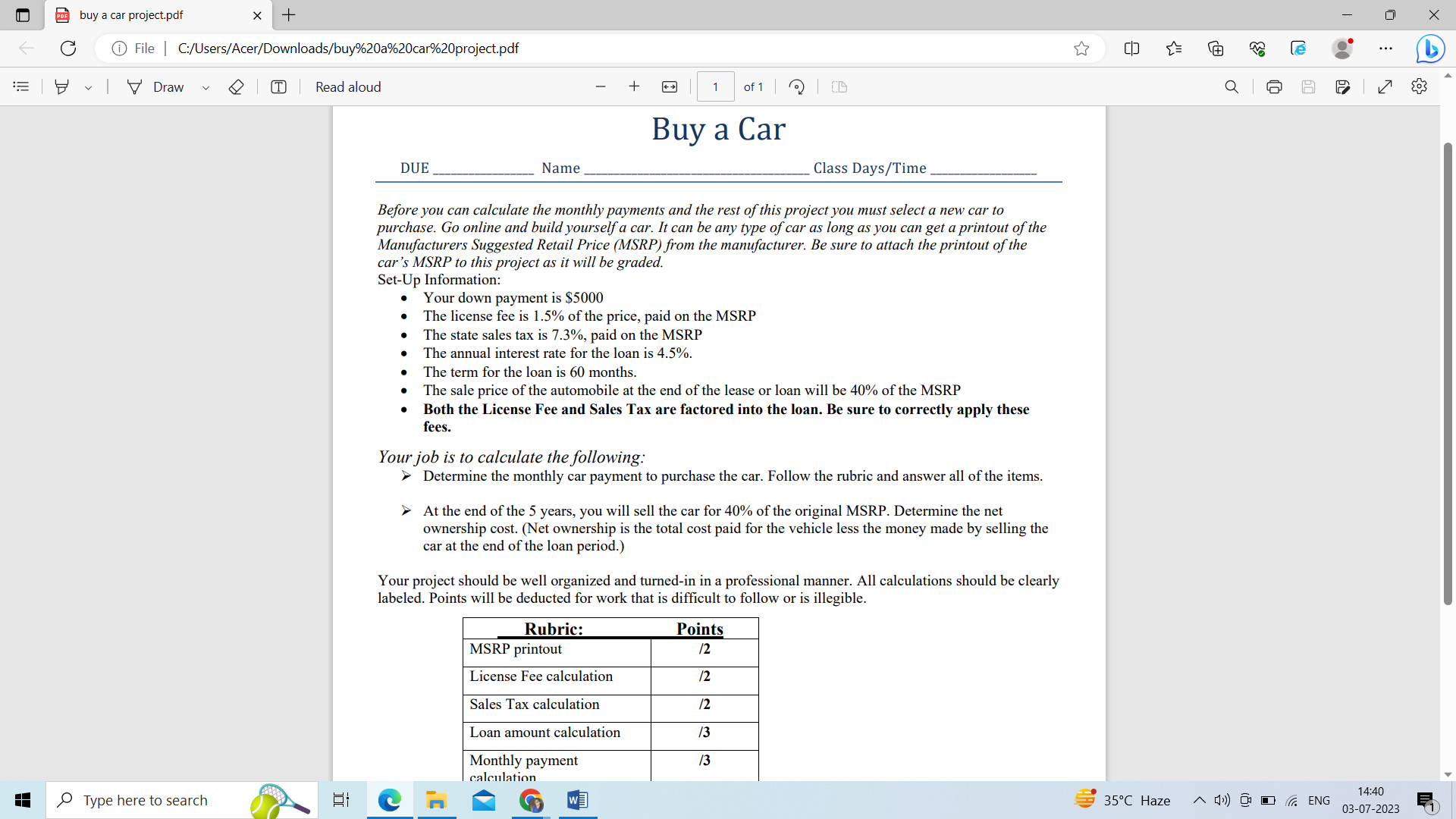 Before you can calculate the monthly payments and the | Chegg.com