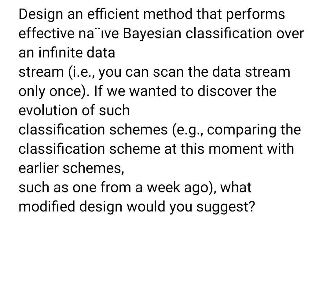 Solved Design an efficient method that performs effective | Chegg.com