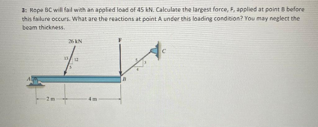 solved-3-rope-bc-will-fail-with-an-applied-load-of-45kn-chegg