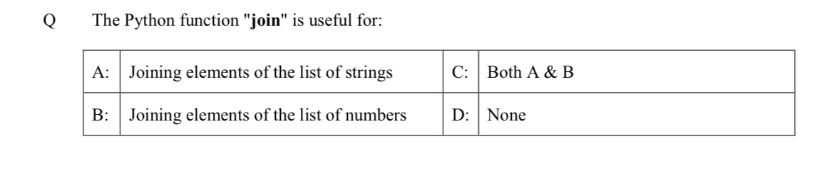 Solved Q The Python function 