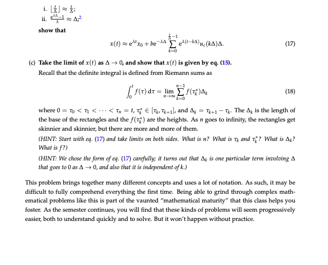Solved 2. Solving the Differential Equation with Input | Chegg.com