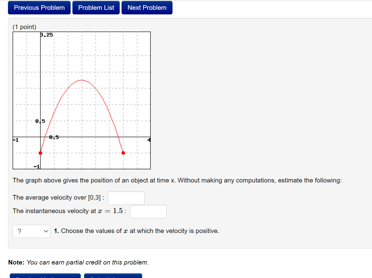 solved-the-graph-above-gives-the-position-of-an-object-at-chegg