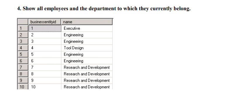 Solved This Exercise Is Based On The Tables Shown In The | Chegg.com