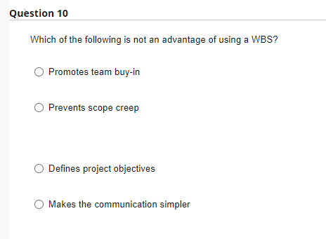 Solved Question 10 Which of the following is not an | Chegg.com