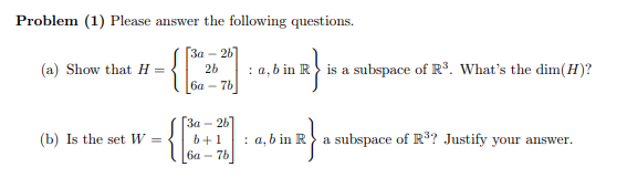 Solved Problem (1) Please answer the following questions. | Chegg.com