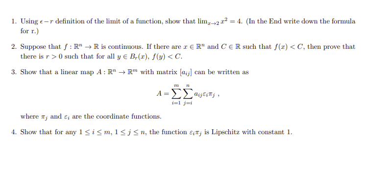 Solved Real analysis so please be detailed. Question 3 | Chegg.com