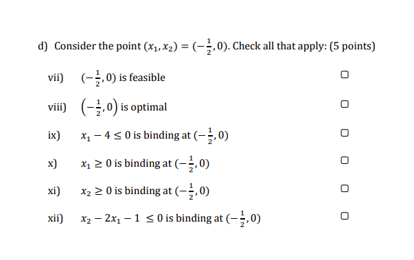 Solved Problem 3: Consider the following optimization | Chegg.com