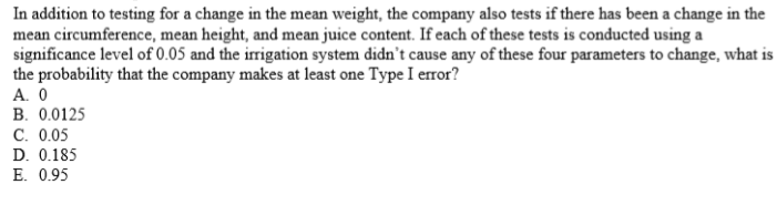 Solved In addition to testing for a change in the mean | Chegg.com