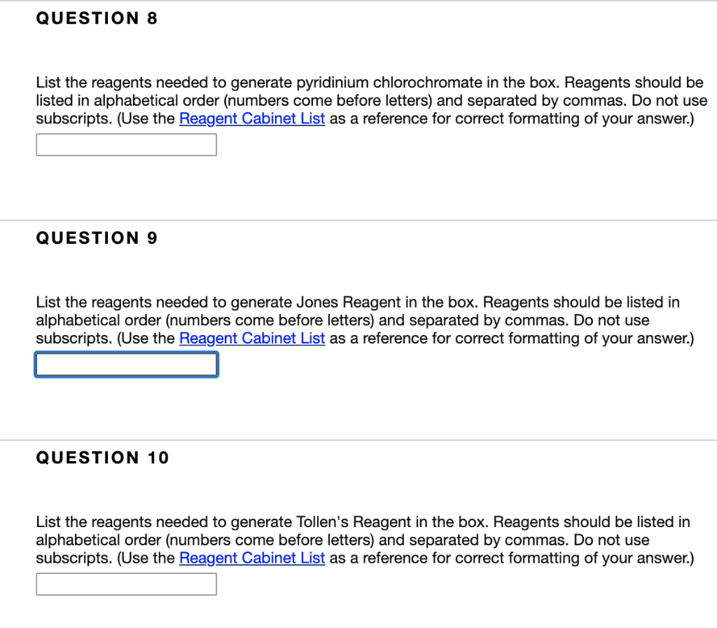 solved-question-8-list-the-reagents-needed-to-generate-chegg