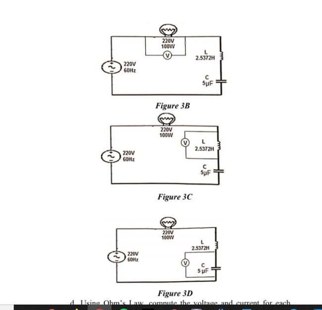 Solved IV. PROCEDURE A. RLC Circuit a. Build the circuit | Chegg.com