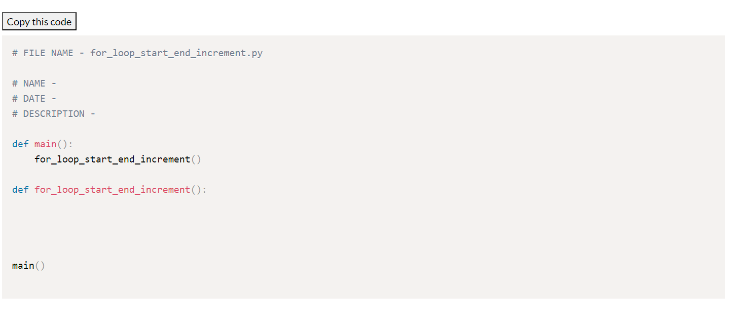 Solved Building on for_loop_start_end and using what we | Chegg.com