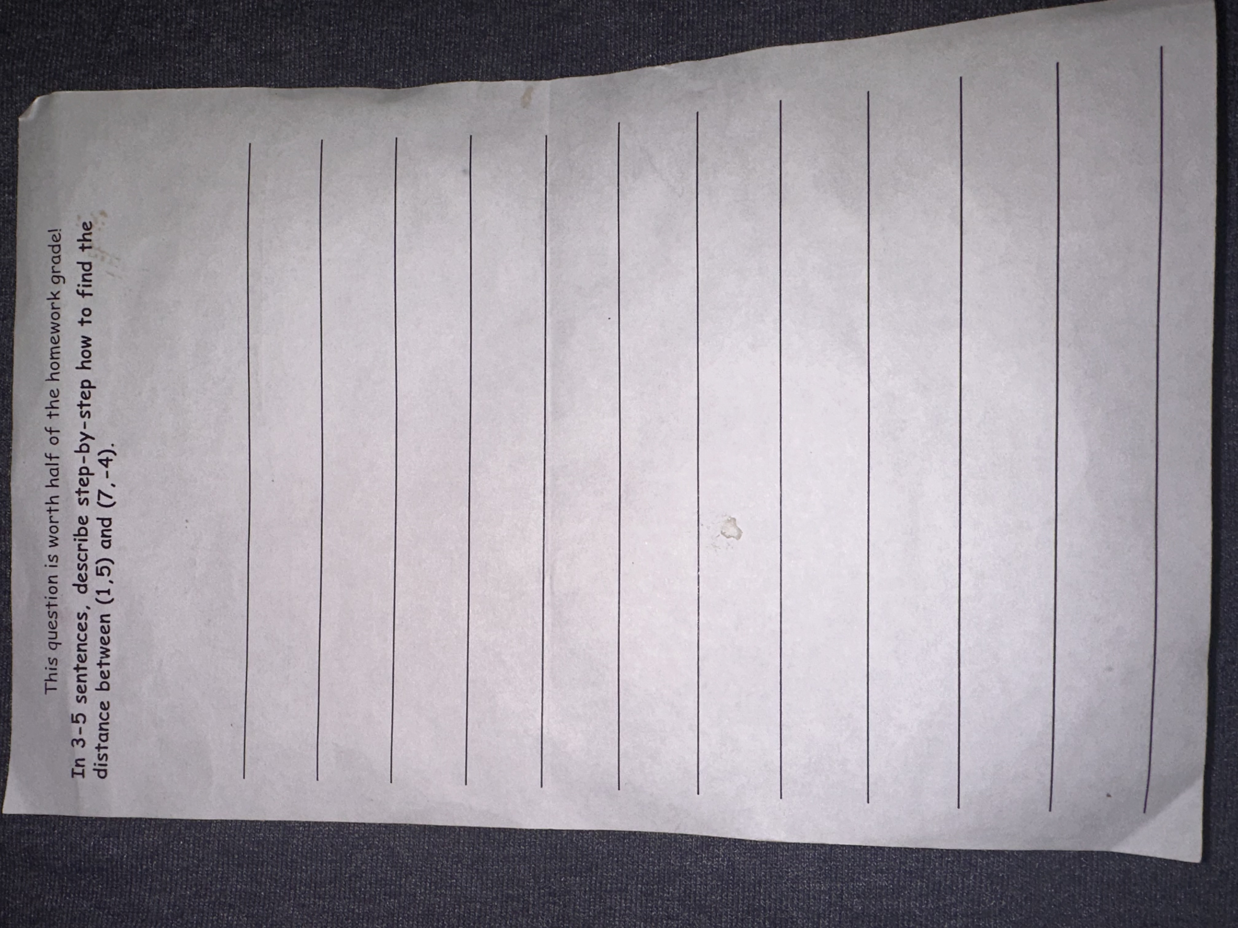 Solved This question is worth half of the homework grade! In | Chegg.com