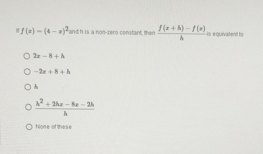 Solved F R H F If F Z 4 I And H Is A Non Zero Cons Chegg Com