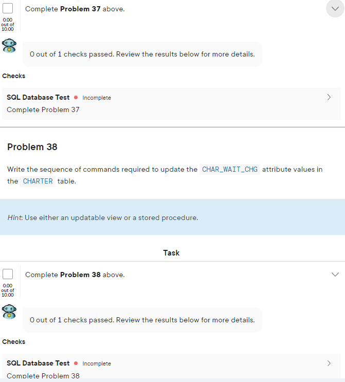Solved The PILOT tableCreate a trigger named that | Chegg.com